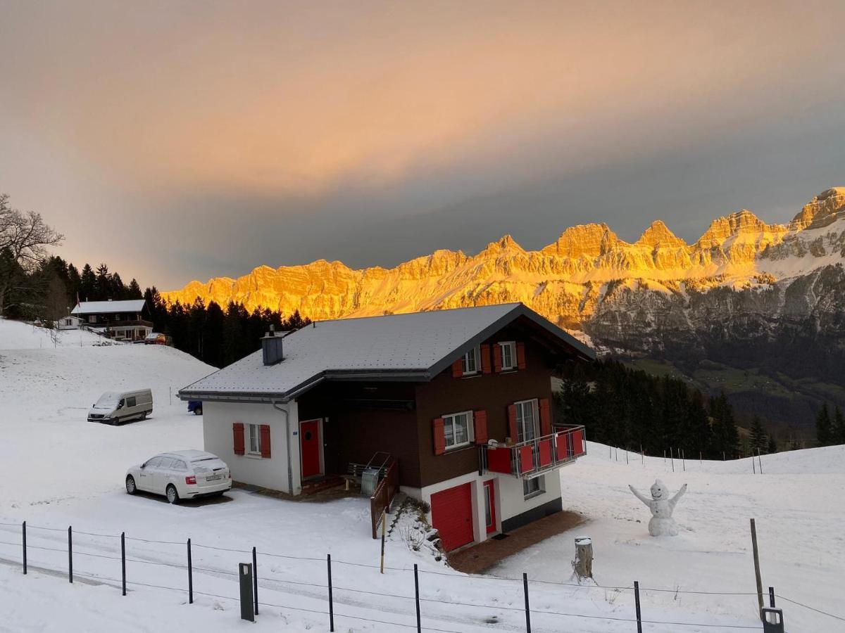 Ferienwohnung Tschudiboden Flumserberg ภายนอก รูปภาพ